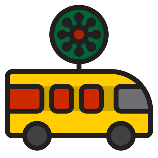 Bus, car, corona, covid19, virus icon - Free download