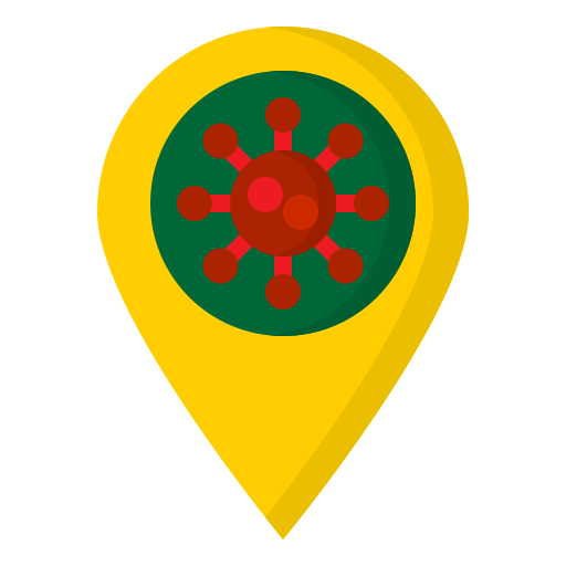 Corona, coronavirus, covid19, location, virus icon - Free download