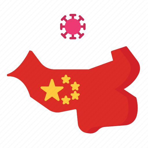 China, coronavirus, country, disease, location, nation, virus icon - Download on Iconfinder