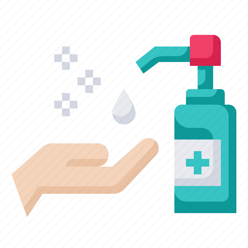 Hand, wash, coronavirus, sanitizer, covid, alcohol gel, washing hand icon - Download on Iconfinder