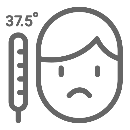 Cold, fever, temperature, thermometer, virus icon - Free download