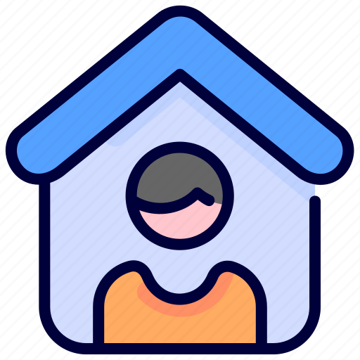 Contagious, corona, house, prevention, quarantine, stay icon - Download on Iconfinder