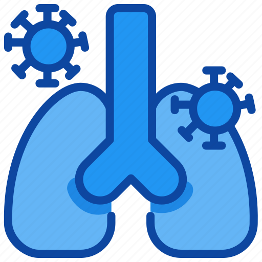 Bacteria, cancer, invection, lung, lungs, pneumonia, transmission icon - Download on Iconfinder