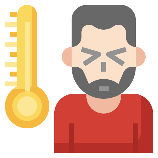 Avatar, fever, mercury, sick, thermometer icon - Free download