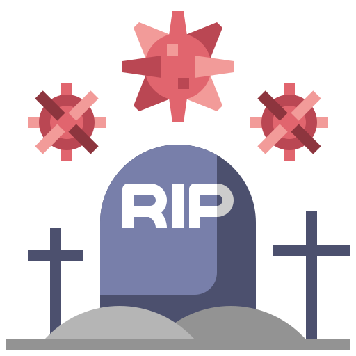 Coronavirus, death, funeral, grave, rip icon - Free download