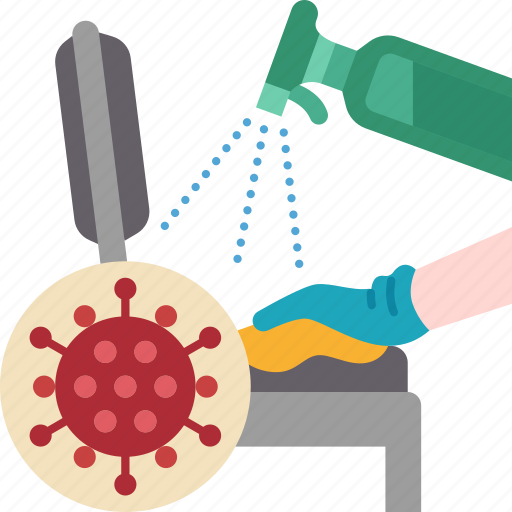 Chair, cleaning, spray, antibacterial, housework icon - Download on Iconfinder
