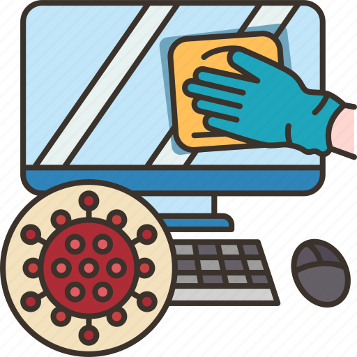 Computer, cleaning, screen, wipe, workplace icon - Download on Iconfinder
