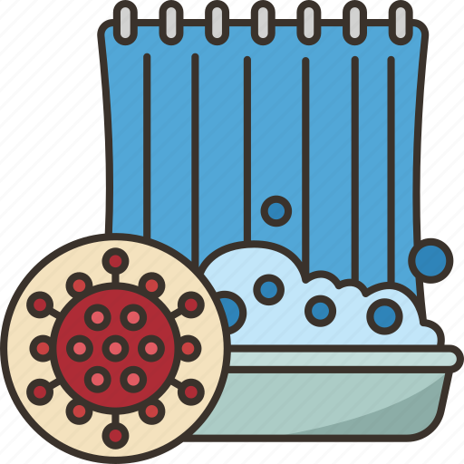 Curtain, washing, cleanup, dirty, hygiene icon - Download on Iconfinder