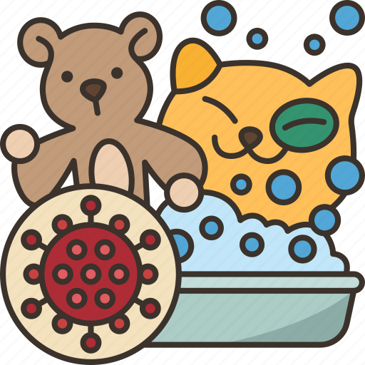 Dolls, washing, cleaning, antimicrobial, hygiene icon - Download on Iconfinder