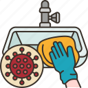 sink, cleaning, kitchen, wash, hygiene