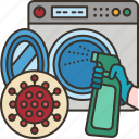 washing, machine, cleaning, spray, hygiene