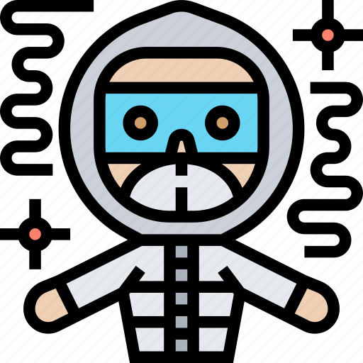 Protective, suit, hazmat, helmet, mask icon - Download on Iconfinder