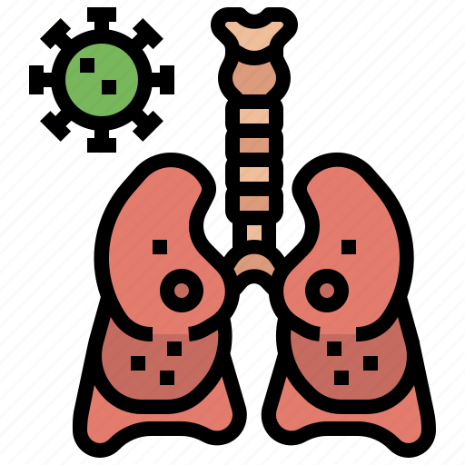 Bacteria, healthcare, lungs, medical, respiration, respiratory, system icon - Download on Iconfinder
