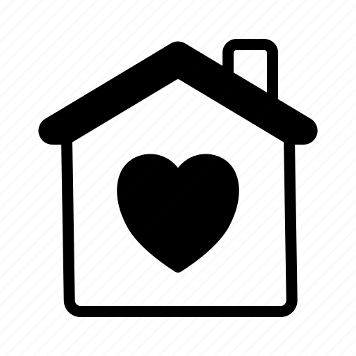 Home, house, safe, heart, love icon - Download on Iconfinder