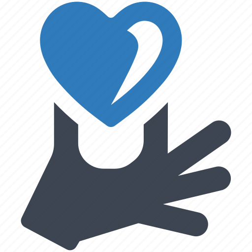 Volunteer, heart, charity, help, care icon - Download on Iconfinder