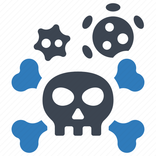 Skull, virus, coronavirus, covid, death icon - Download on Iconfinder