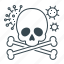 skull, virus, coronavirus, covid, death 