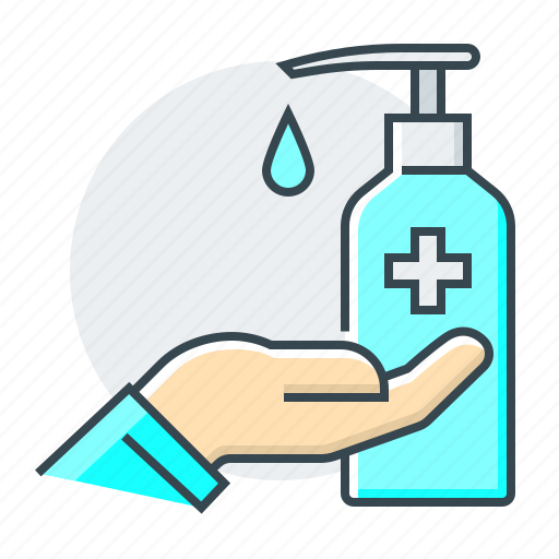 Antibacterial, antivirus, hand, sanitizer icon - Download on Iconfinder