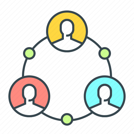 Connection, person, group, social, social group icon - Download on Iconfinder