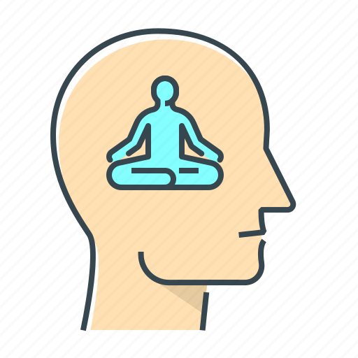 Meditation, mental, mental health, mental wellbeing, emotional wellbeing icon - Download on Iconfinder