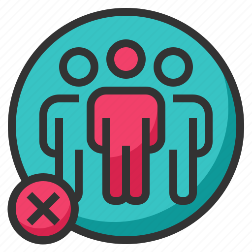 Avoid, crowd, people, user, person, interface icon - Download on Iconfinder