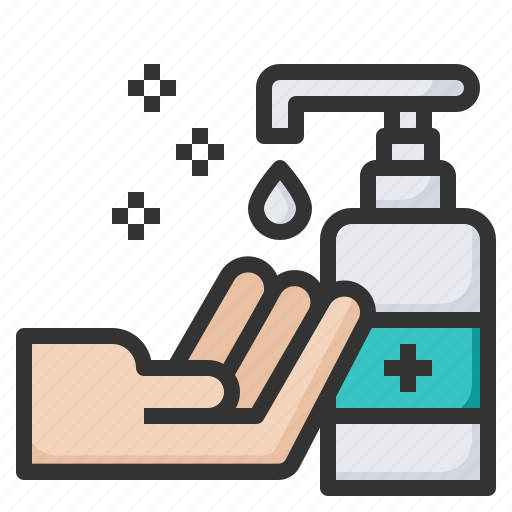 Hand, sanitizer, covid, wash, coronavirus, virus icon - Download on Iconfinder