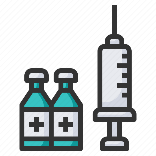 Vaccine, healthcare, medical, injection, hospital, laboratory, coronavirus icon - Download on Iconfinder