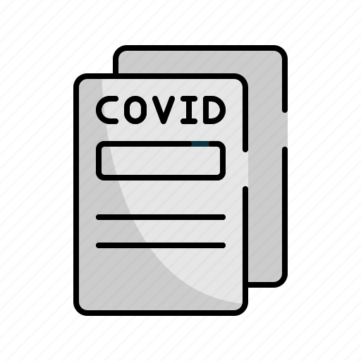 Coronavirus, covid-19, disease, media, news, newspaper, paper icon - Download on Iconfinder