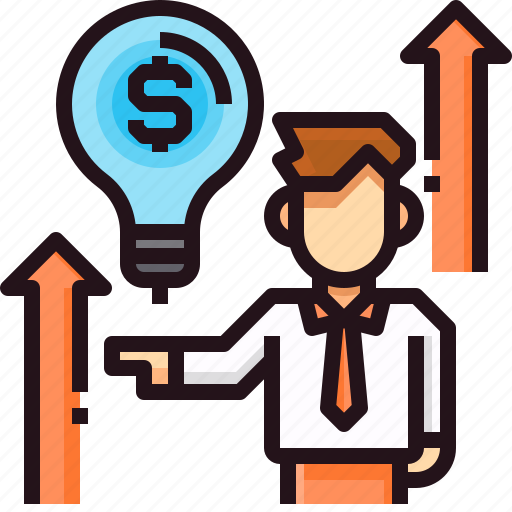Business, business man, corporate, growth, idea, investment icon - Download on Iconfinder