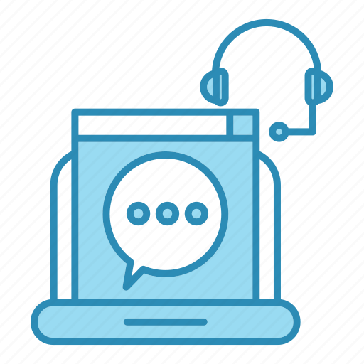 Chat, corporate business, headphone, speech icon - Download on Iconfinder