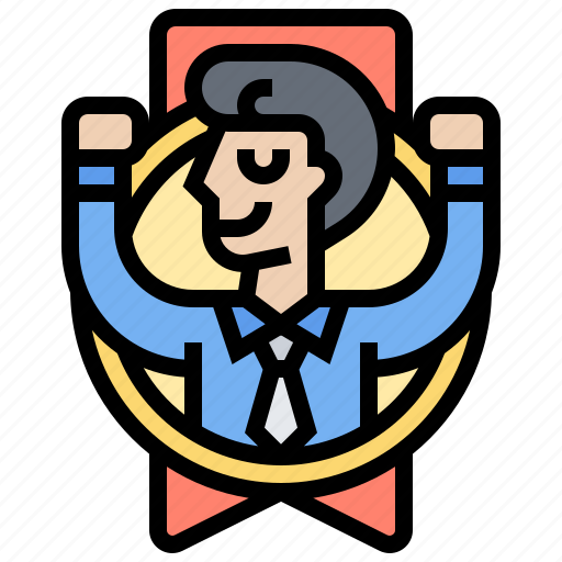 Achievement, employee, excellent, reward, success icon - Download on Iconfinder