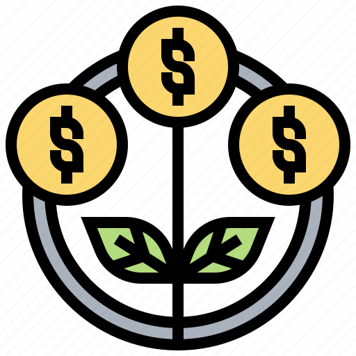 Earning, growth, investment, money, profit icon - Download on Iconfinder