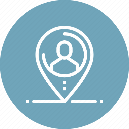 Distance, job, location, navigation, outsource, person, recruitment icon - Download on Iconfinder