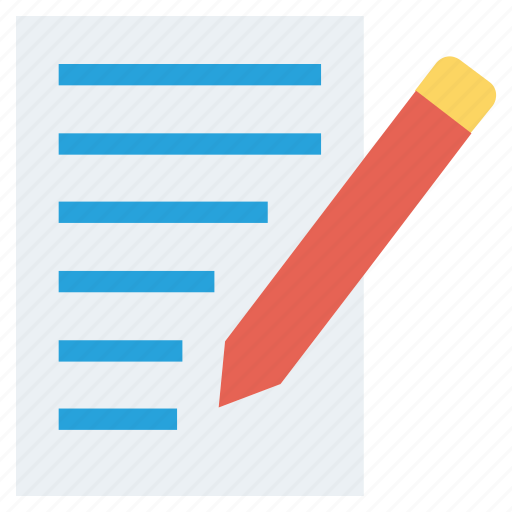 Document, edit, list, management, page, pencil, writing icon - Download on Iconfinder