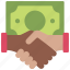 financial, agreement, corrupted, money, handshake 