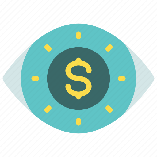 Greedy, vision, corrupted, greed, money, eye icon - Download on Iconfinder