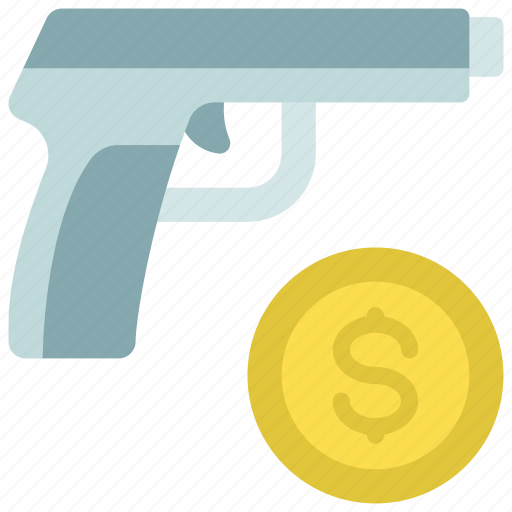 Hired, gun, corrupted, hitman, money, weapon icon - Download on Iconfinder