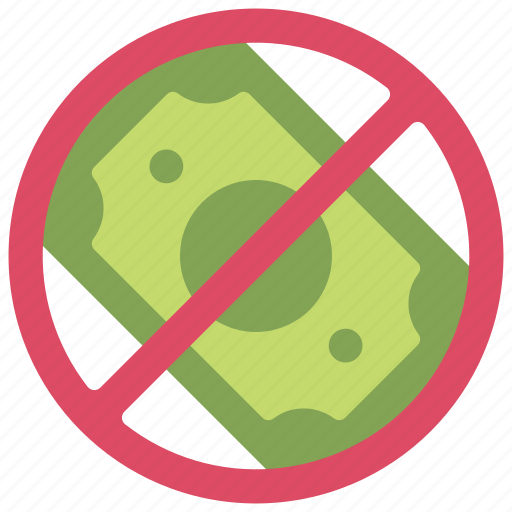 No, money, corrupted, bankrupt, bribe, cash icon - Download on Iconfinder