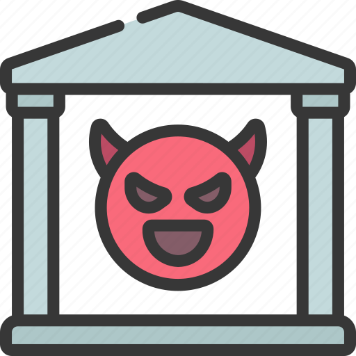 Corrupt, bank, corrupted, banking, evil icon - Download on Iconfinder