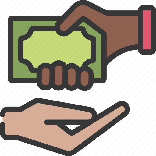 Give, bribe, corrupted, bribery, hand, out icon - Download on Iconfinder