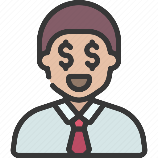Greedy, man, corrupted, greed, money, manager icon - Download on Iconfinder