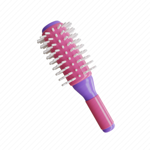 Hair, comb, woman, care, female, beauty, treatment 3D illustration - Download on Iconfinder