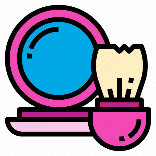Beauty, blushon, brush, cosmetic, pink icon - Download on Iconfinder