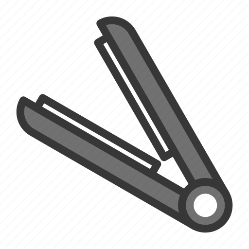 Beauty, cosmetic, flat iron, makeup, clamp, hair salon icon - Download on Iconfinder