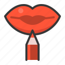 cosmetic, lip pencil, lips, makeup, pencil