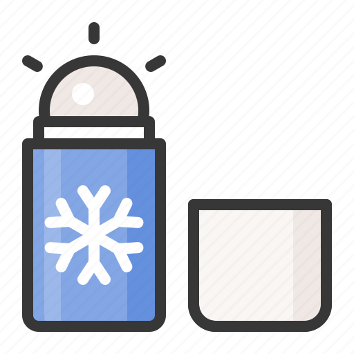 Cold, cool roll on, cosmetic, makeup, rollon, deodorant icon - Download on Iconfinder