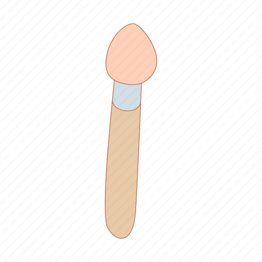 Applicator, beauty, brush, cartoon, cosmetic, fashion, makeup icon - Download on Iconfinder