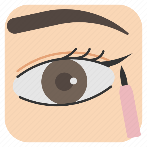 Eyeliner, pencil, eye, eyebrow, eyelash, cosmetic, makeup icon - Download on Iconfinder