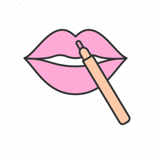 Cosmetic, face, lip, lipliner, lipstick, makeup, pencil icon - Download on Iconfinder