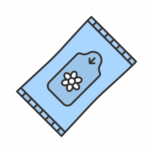 Camomile, hygiene, napkin, pack, sanitary, skincare, wipe icon - Download on Iconfinder